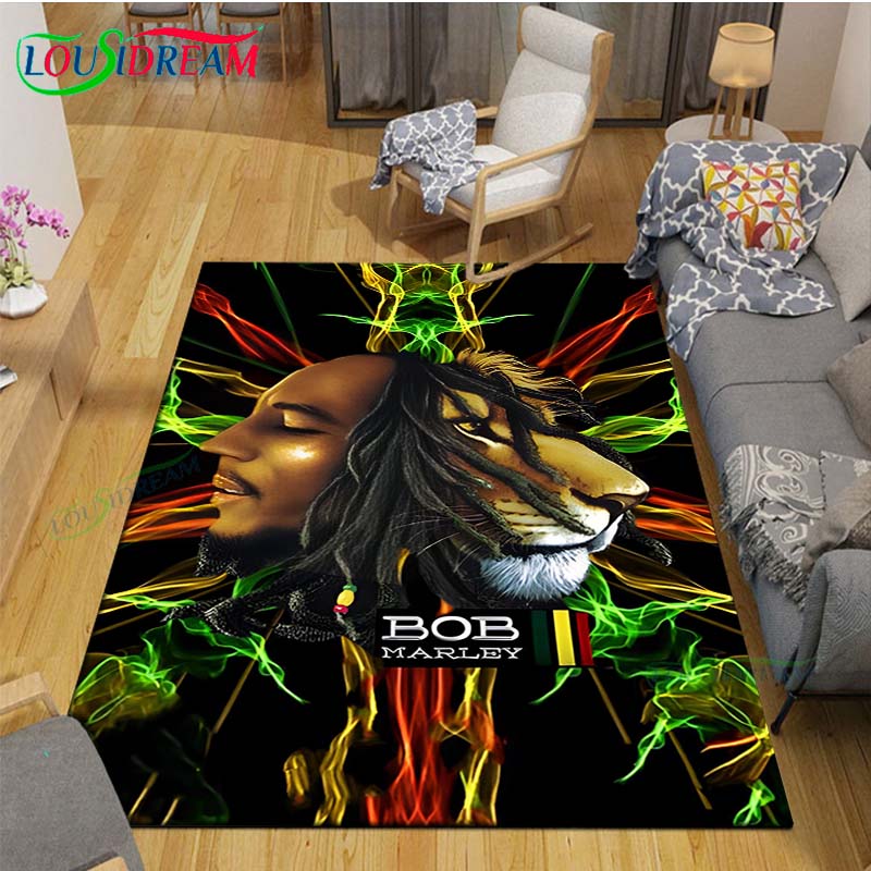 Commercial Printing Format - Alfombra estampada Pop Singer r-reggae Bob