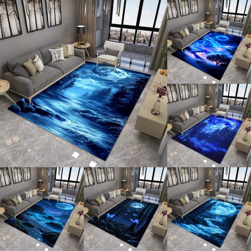 Commercial Printing Format - Alfombra de área grande con estampado