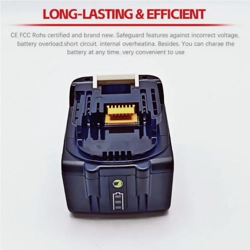 Para batería de iones de litio - Makita Drill Hp1640 reseña y precio